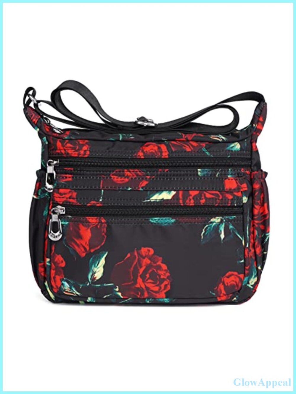 Nylon Crossbody Shoulder Bag Waterproof Lightweight Messenger Purse